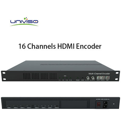 رأس HDMI الرقمية مدخلات HDMI H.264 و H.265 التشفير مع IP و ASI الإخراج ، إدراج الشعار