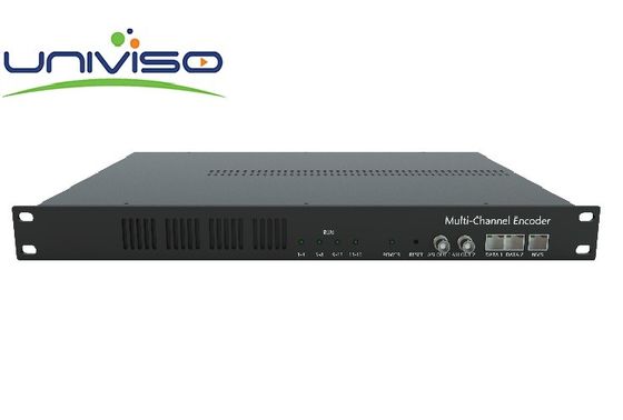 فكرة الحل رئيس المعالج HD / SD H.264 / H.265 / HEVC 16 قنوات التشفير ل IPTV OTT